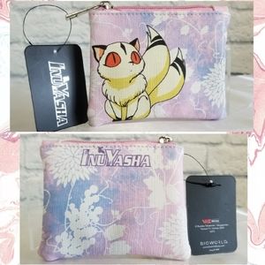 Inuyasha Kirara Cat Anime Character Coin Pouch Wallet Case New